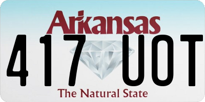AR license plate 417UOT