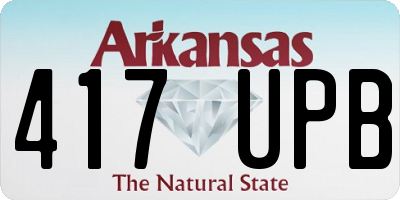 AR license plate 417UPB
