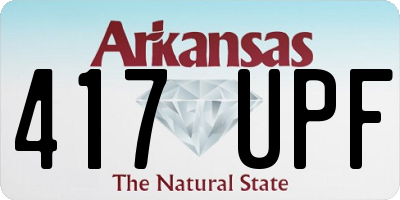 AR license plate 417UPF