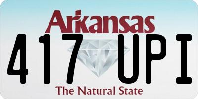 AR license plate 417UPI