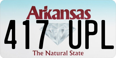 AR license plate 417UPL