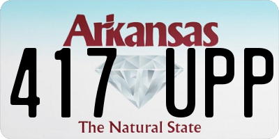 AR license plate 417UPP