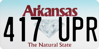 AR license plate 417UPR