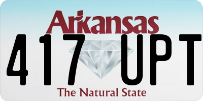 AR license plate 417UPT