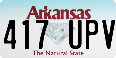 AR license plate 417UPV