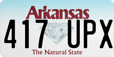 AR license plate 417UPX