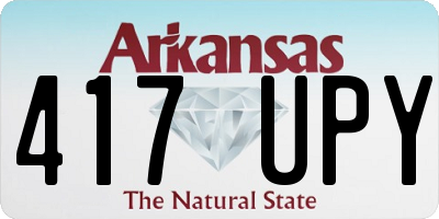 AR license plate 417UPY
