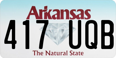 AR license plate 417UQB