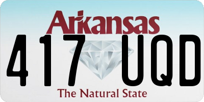 AR license plate 417UQD
