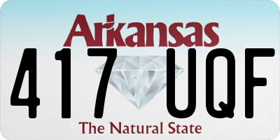 AR license plate 417UQF