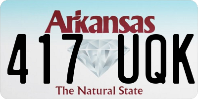 AR license plate 417UQK