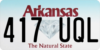 AR license plate 417UQL