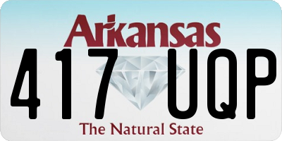 AR license plate 417UQP