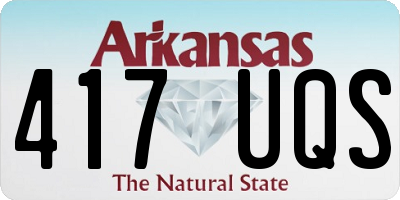 AR license plate 417UQS