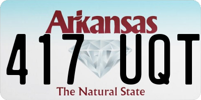 AR license plate 417UQT