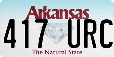 AR license plate 417URC