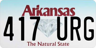 AR license plate 417URG