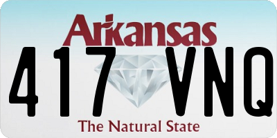AR license plate 417VNQ