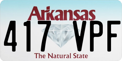 AR license plate 417VPF