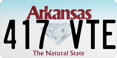 AR license plate 417VTE