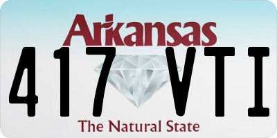 AR license plate 417VTI