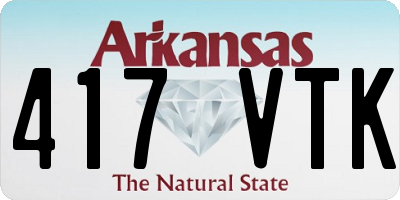 AR license plate 417VTK