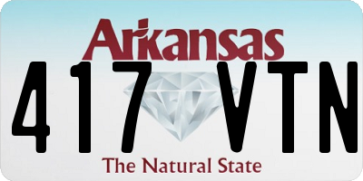 AR license plate 417VTN