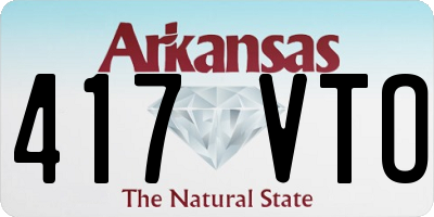 AR license plate 417VTO