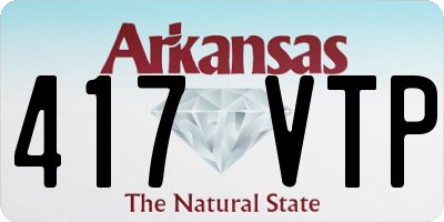 AR license plate 417VTP