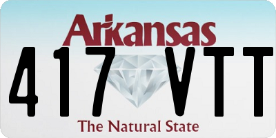 AR license plate 417VTT