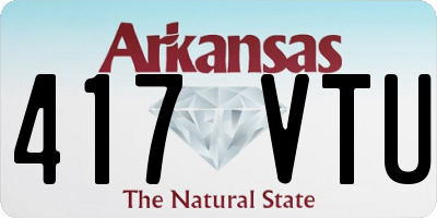 AR license plate 417VTU