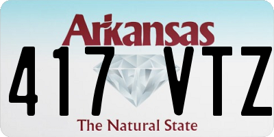AR license plate 417VTZ