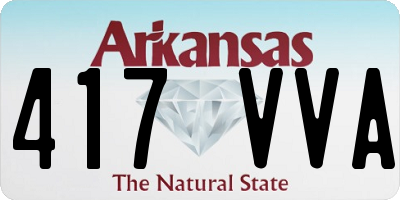 AR license plate 417VVA