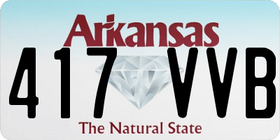 AR license plate 417VVB