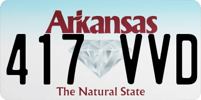 AR license plate 417VVD
