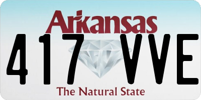 AR license plate 417VVE