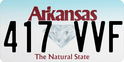 AR license plate 417VVF