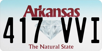 AR license plate 417VVI