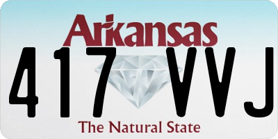 AR license plate 417VVJ