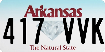 AR license plate 417VVK