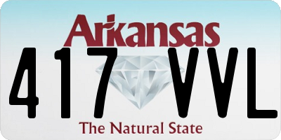 AR license plate 417VVL