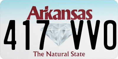 AR license plate 417VVO