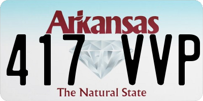 AR license plate 417VVP