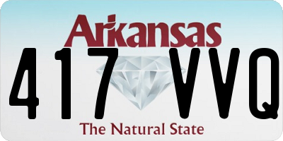 AR license plate 417VVQ