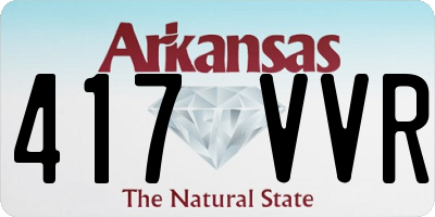 AR license plate 417VVR