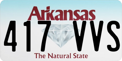 AR license plate 417VVS