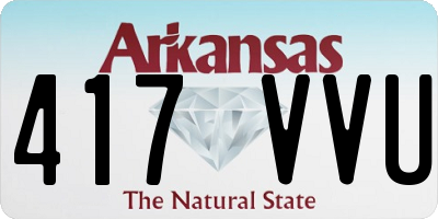 AR license plate 417VVU
