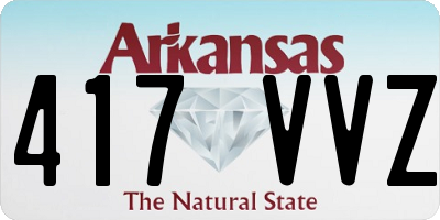 AR license plate 417VVZ