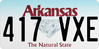 AR license plate 417VXE