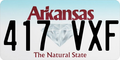 AR license plate 417VXF